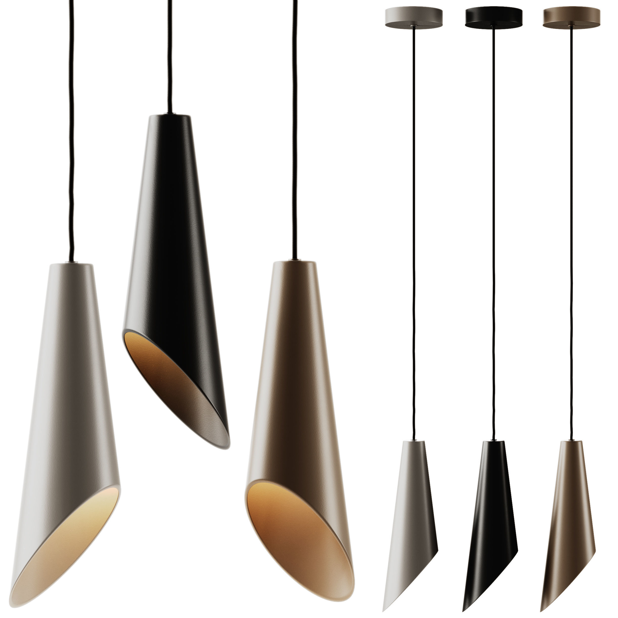 Robin Mei Pendant Lamp 3D model_3