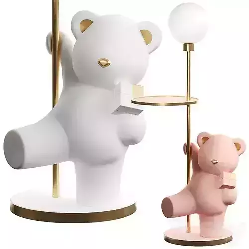 Floor lamp bear