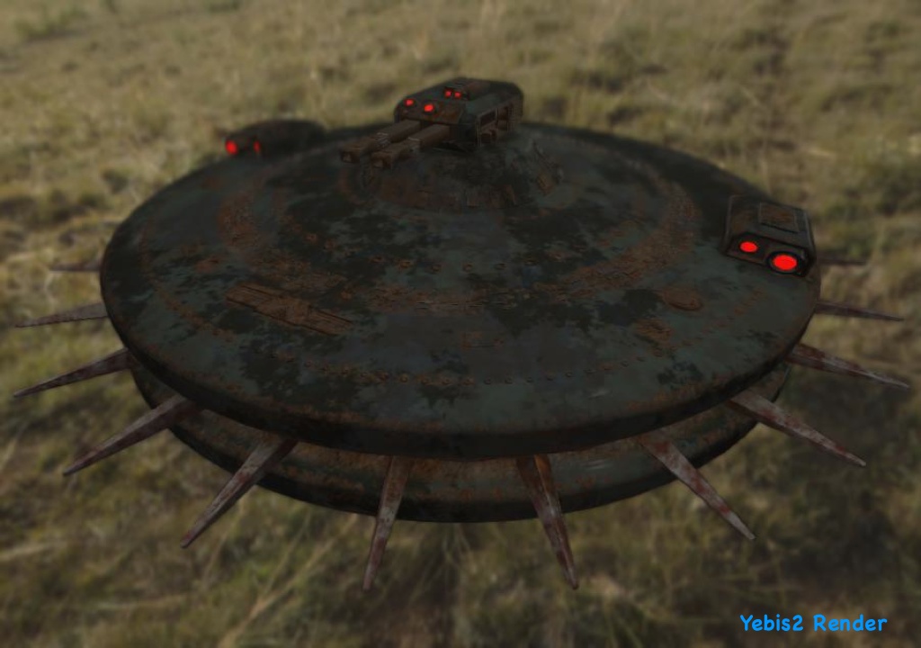 Science-fiction drone 3D model_1