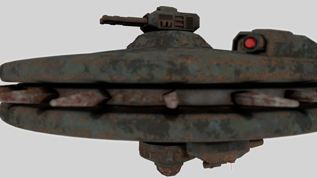 Science-fiction drone 3D model_7