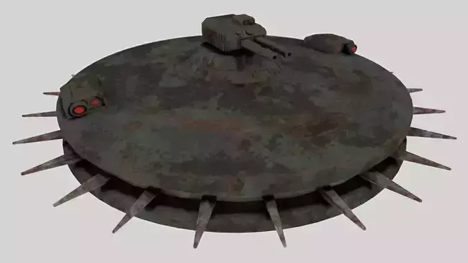 Science-fiction drone 3D model