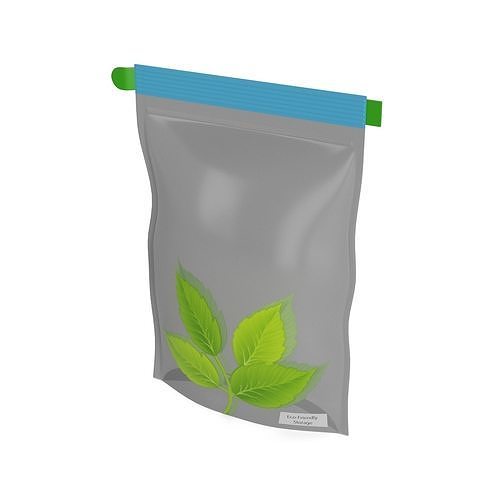 Food storage containers Silicone Food Storage Bag 3D model