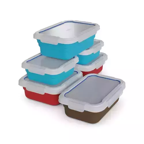 Food storage containers Collapsible Food Storage Containers