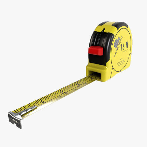 DIY essentials Measuring Tape Low-poly 3D model