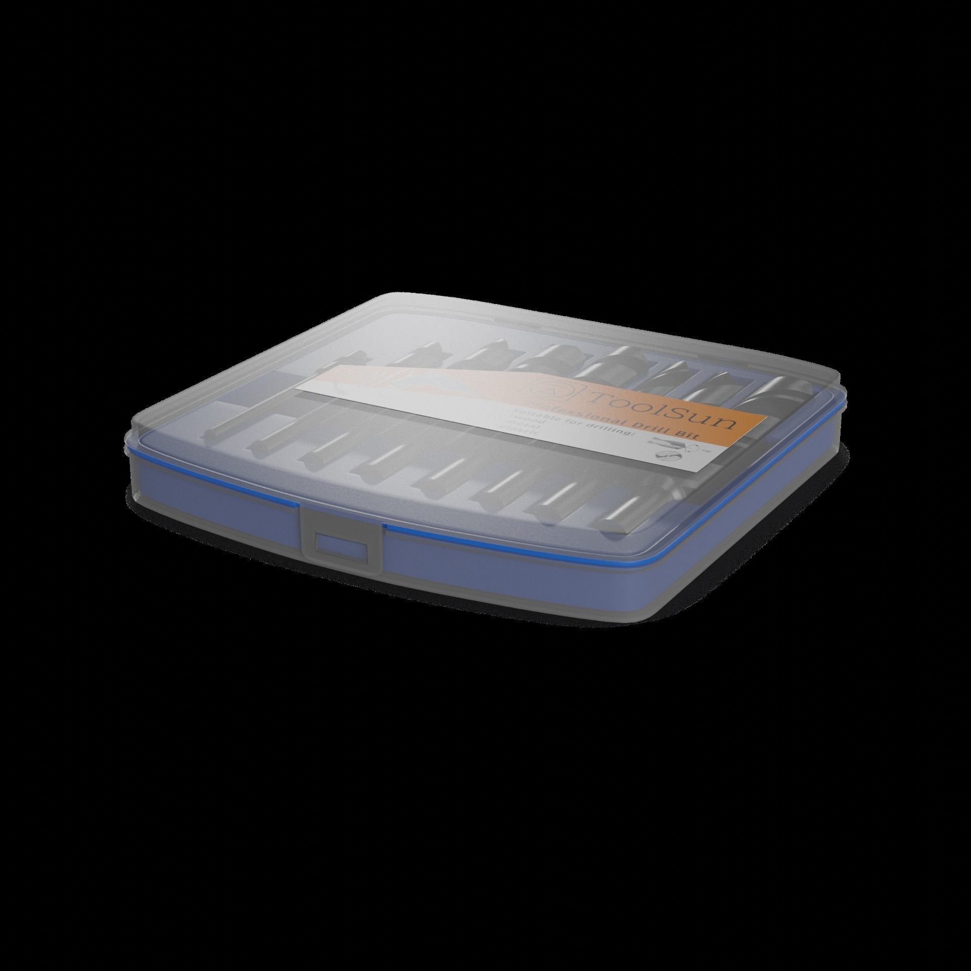 DIY essentials Drill Bit Set 3D model_1