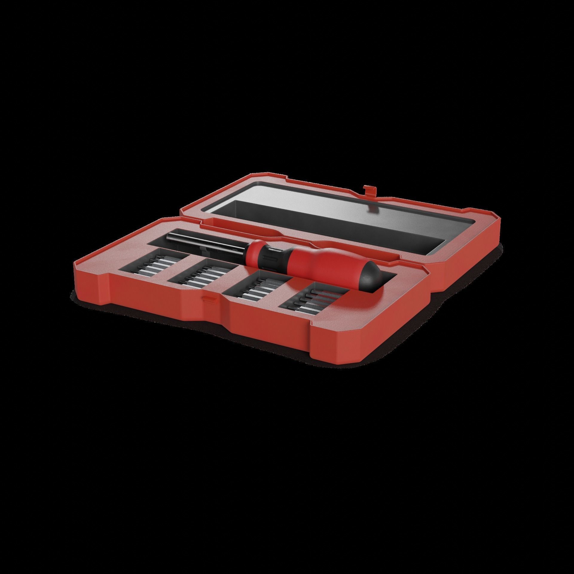 DIY essentials Screwdriver Set Low-poly 3D model_1