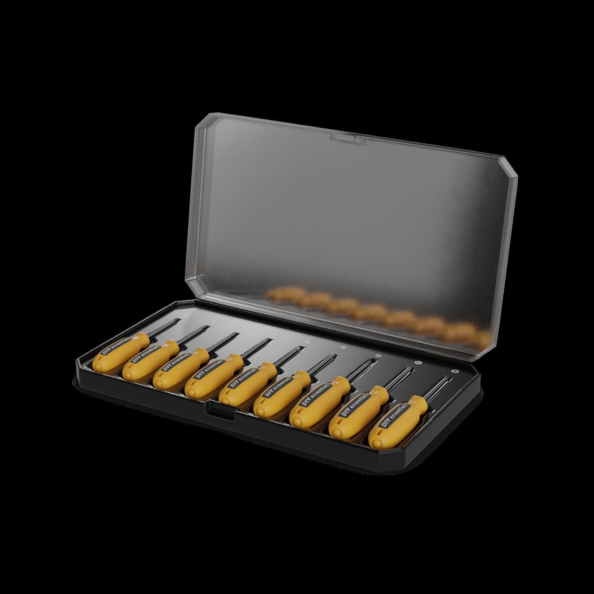 DIY essentials Screwdriver Set 3D model_1