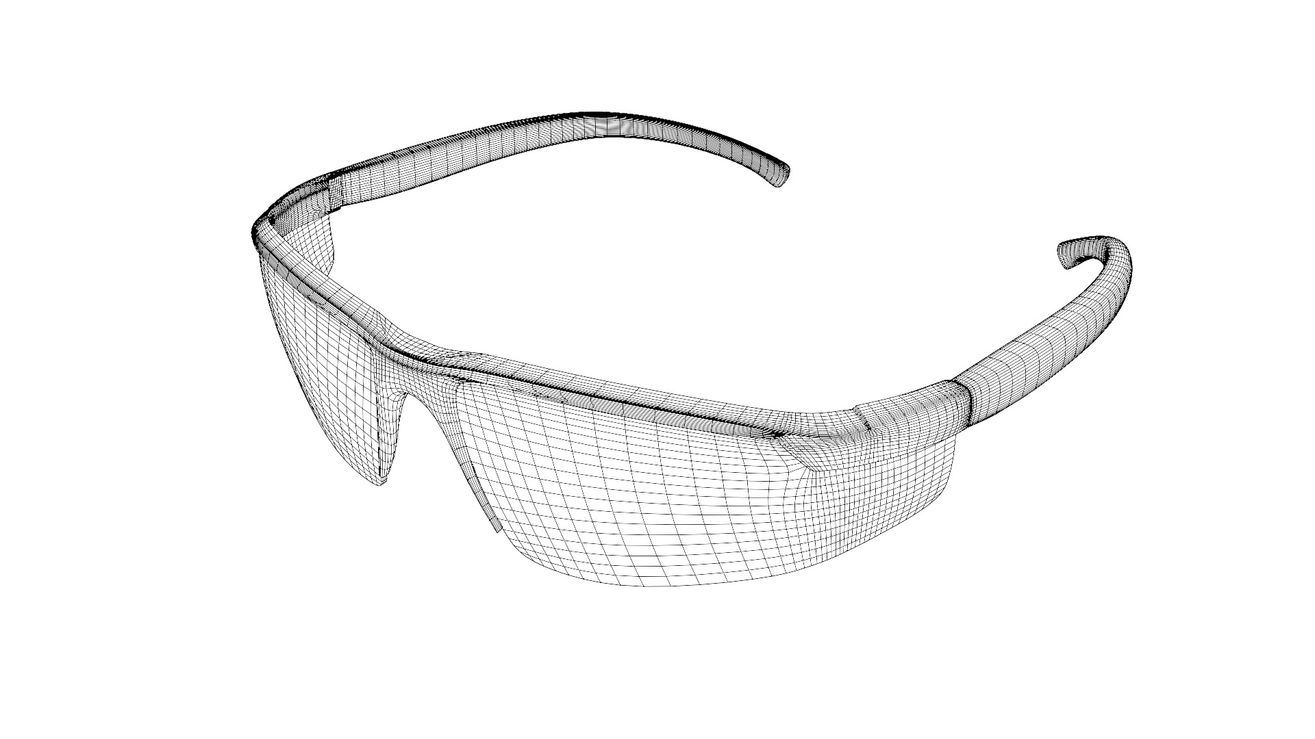 DIY essentials Safety Glasses Low-poly 3D model_7