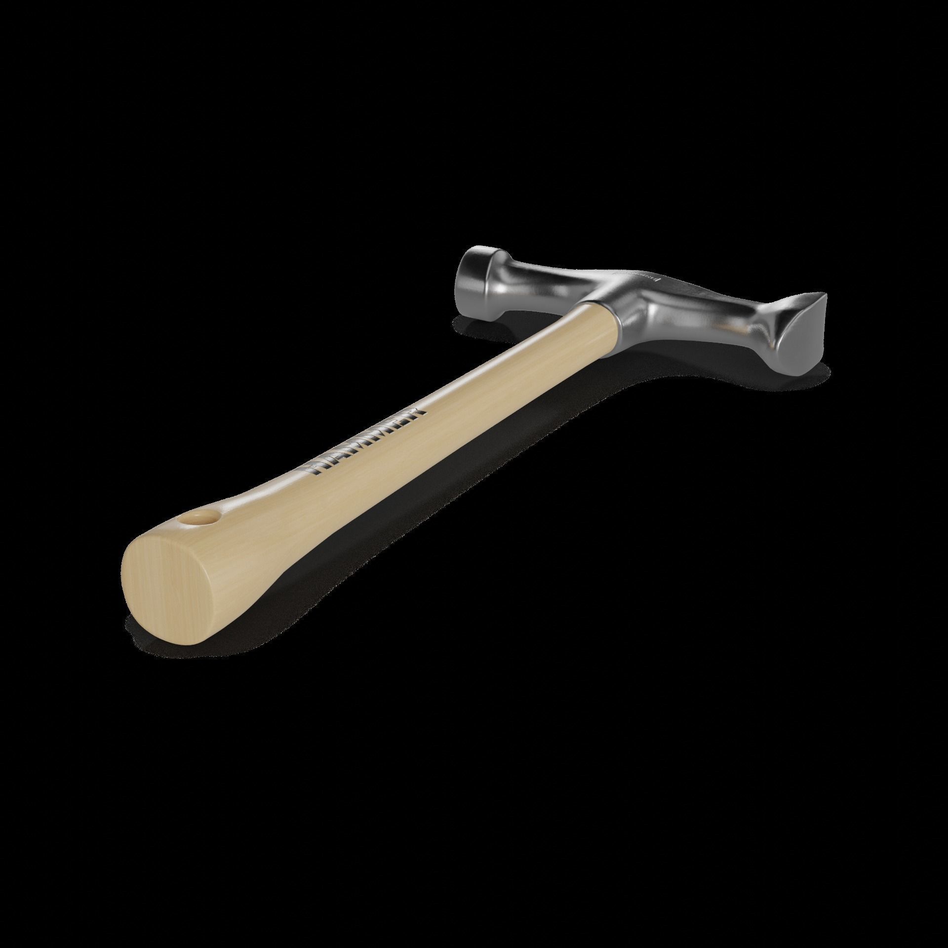 DIY essentials Hammer Low-poly 3D model_1