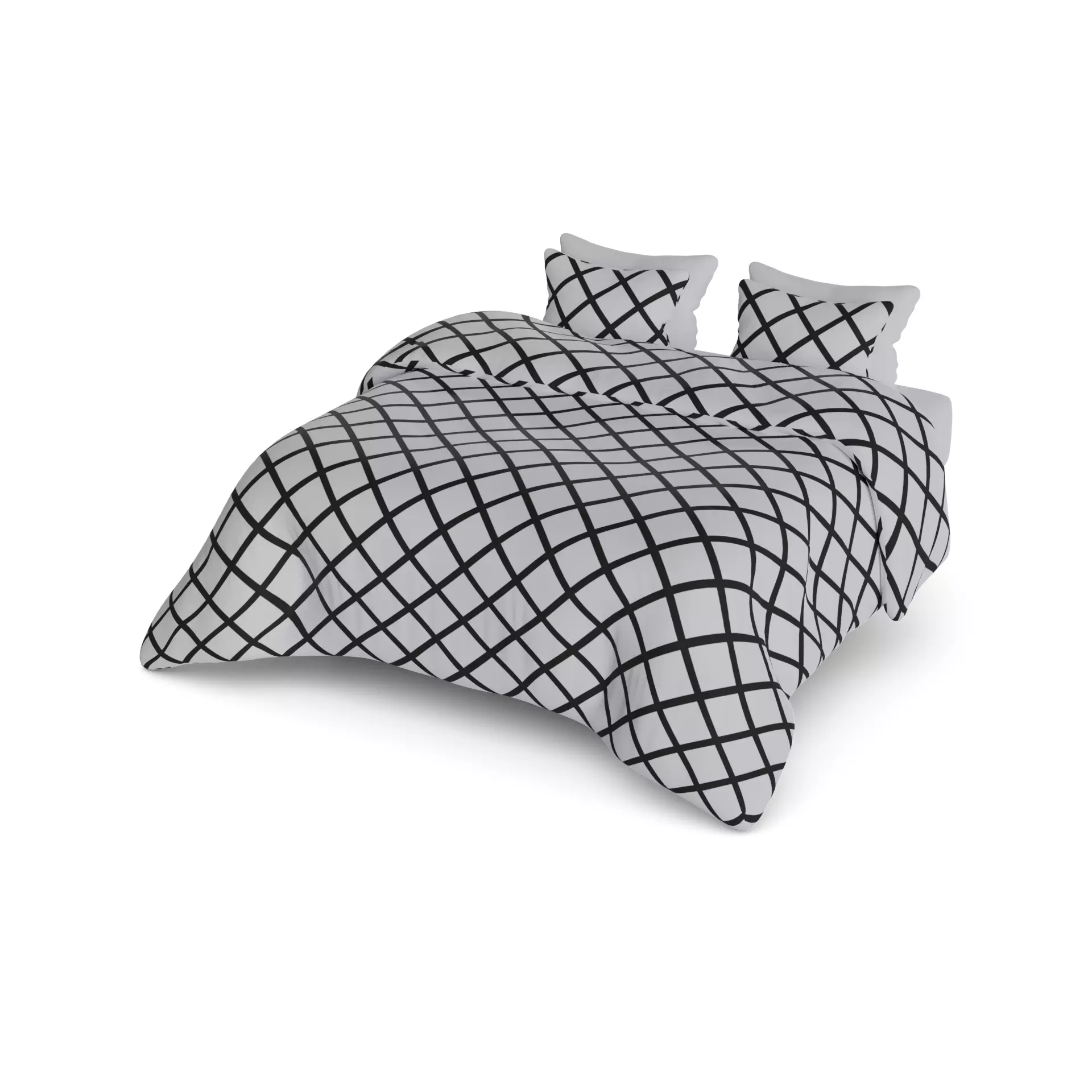 Bedding and bedding sets Comforter set 3D model_0