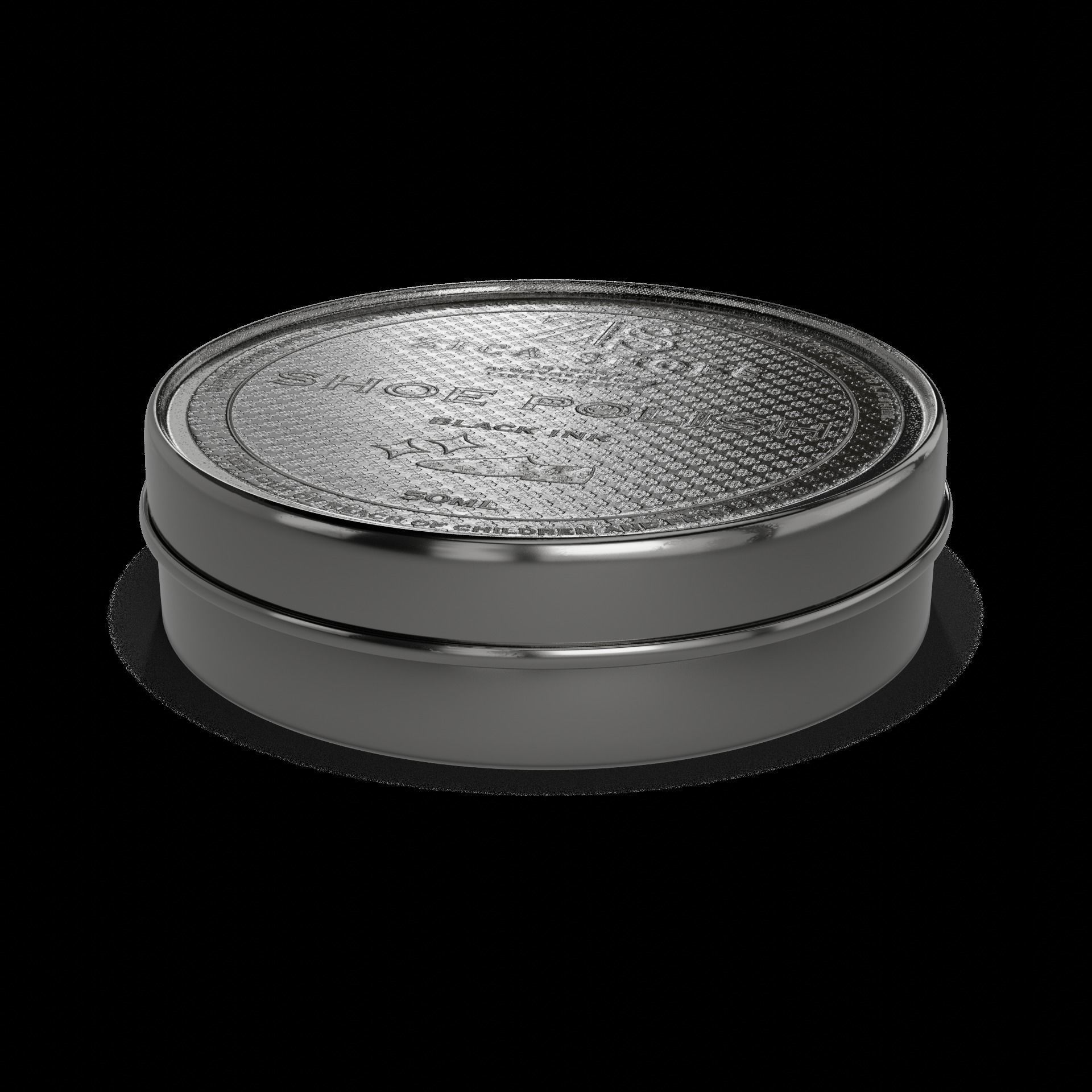 Footwear care Shoe Polish 3D model_1