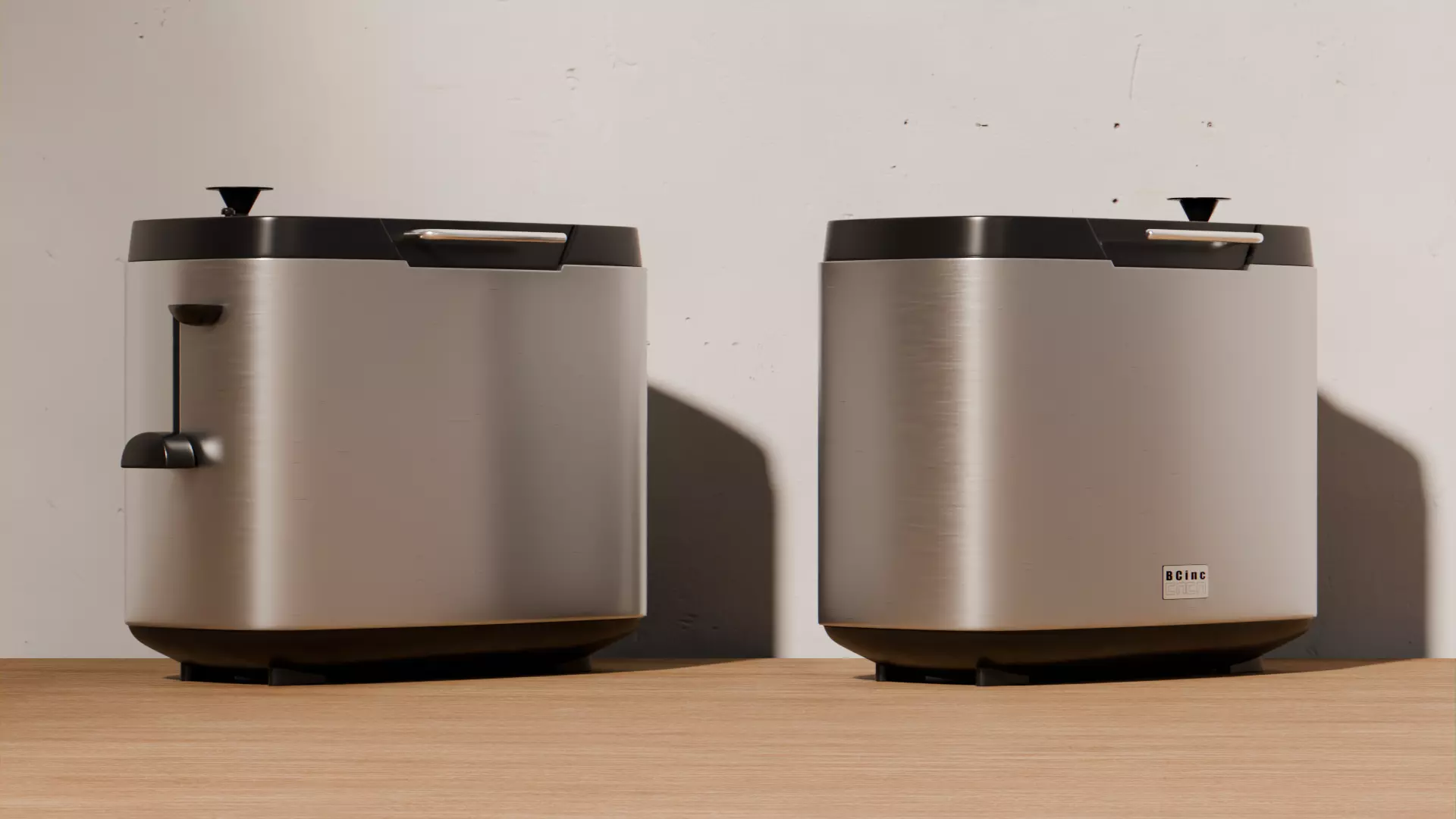 Kitchen appliances Bread Maker Low-poly 3D model_0