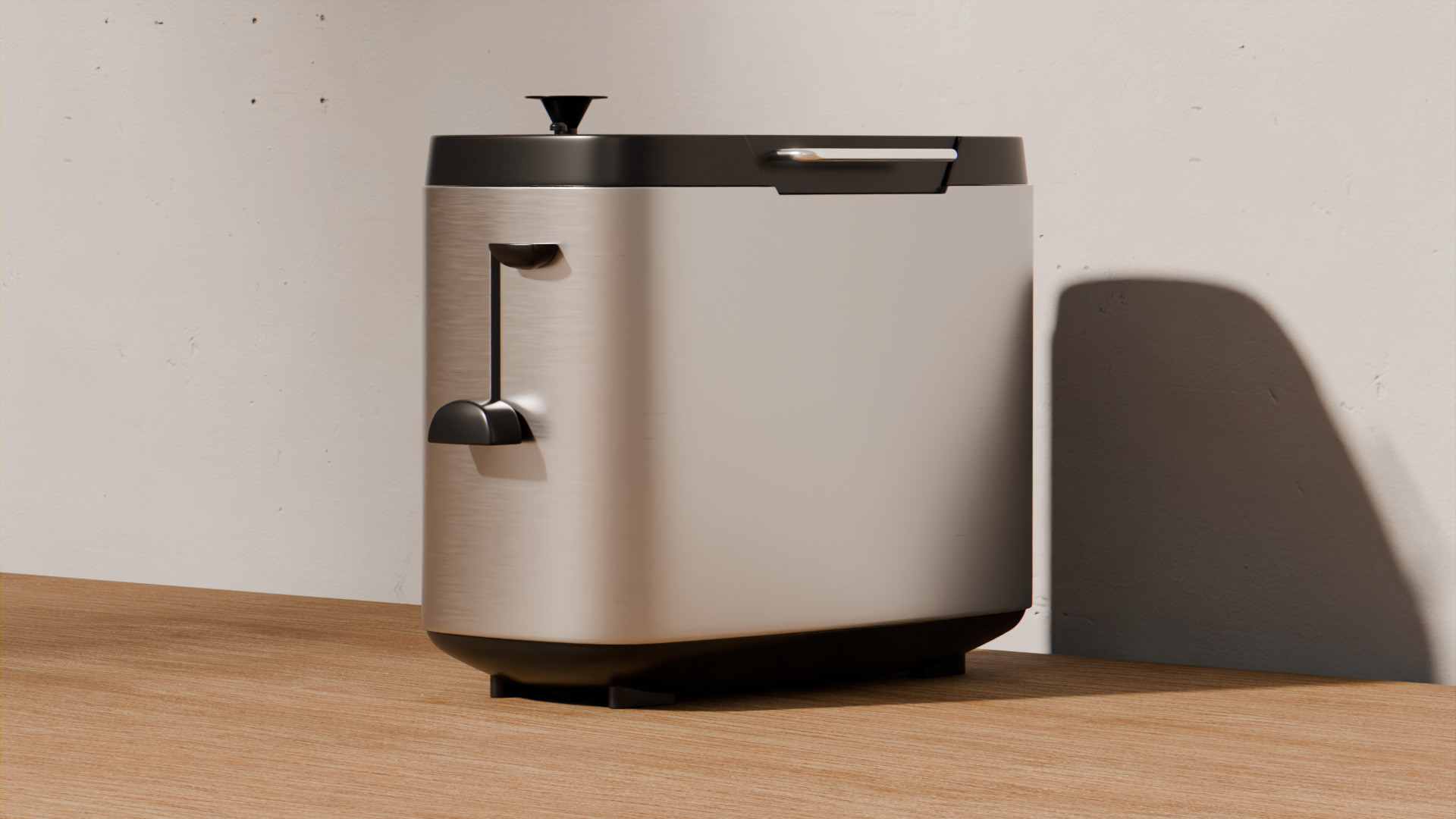 Kitchen appliances Bread Maker Low-poly 3D model_4