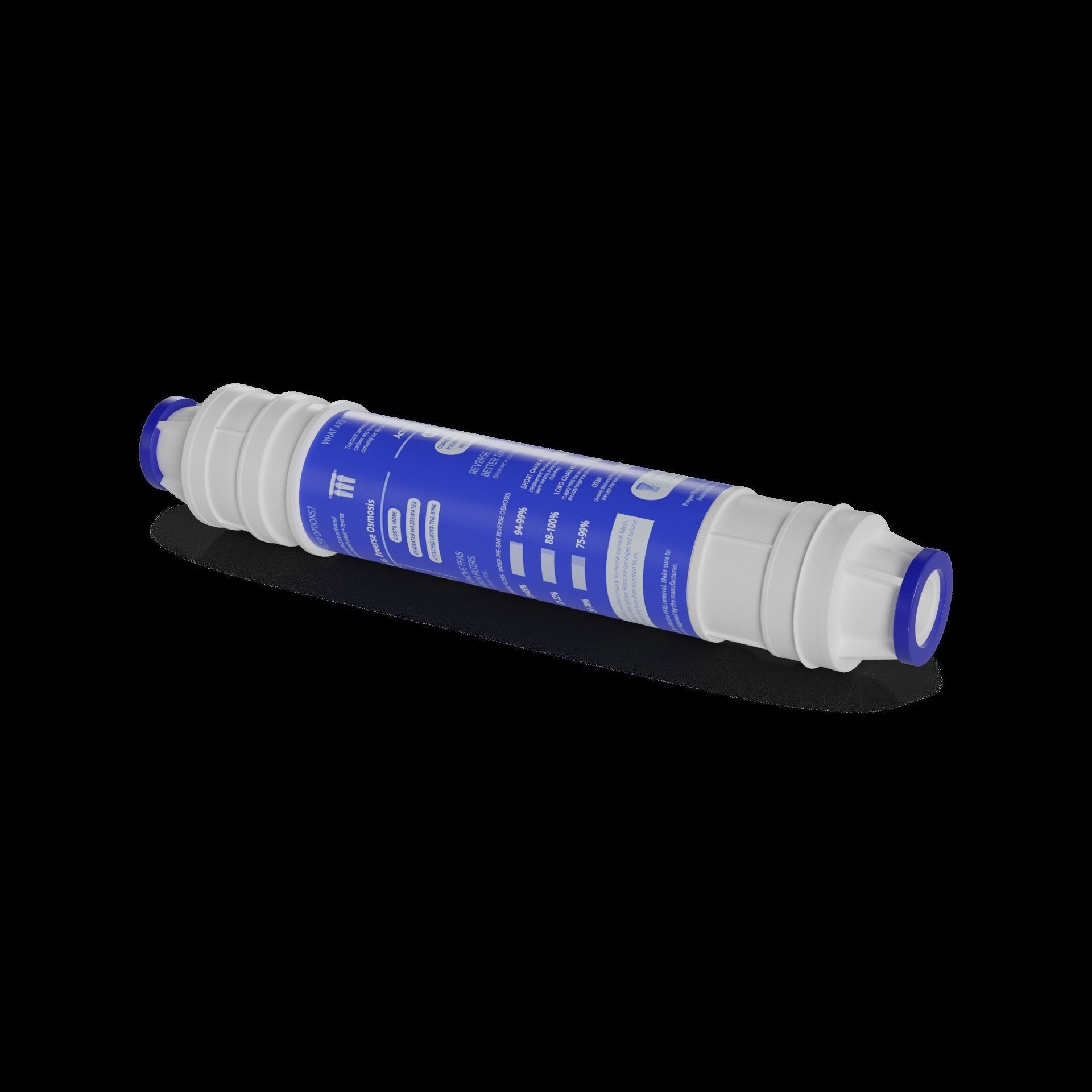 Water filters and accessories Replacement Cartridges Low-poly 3D model_1