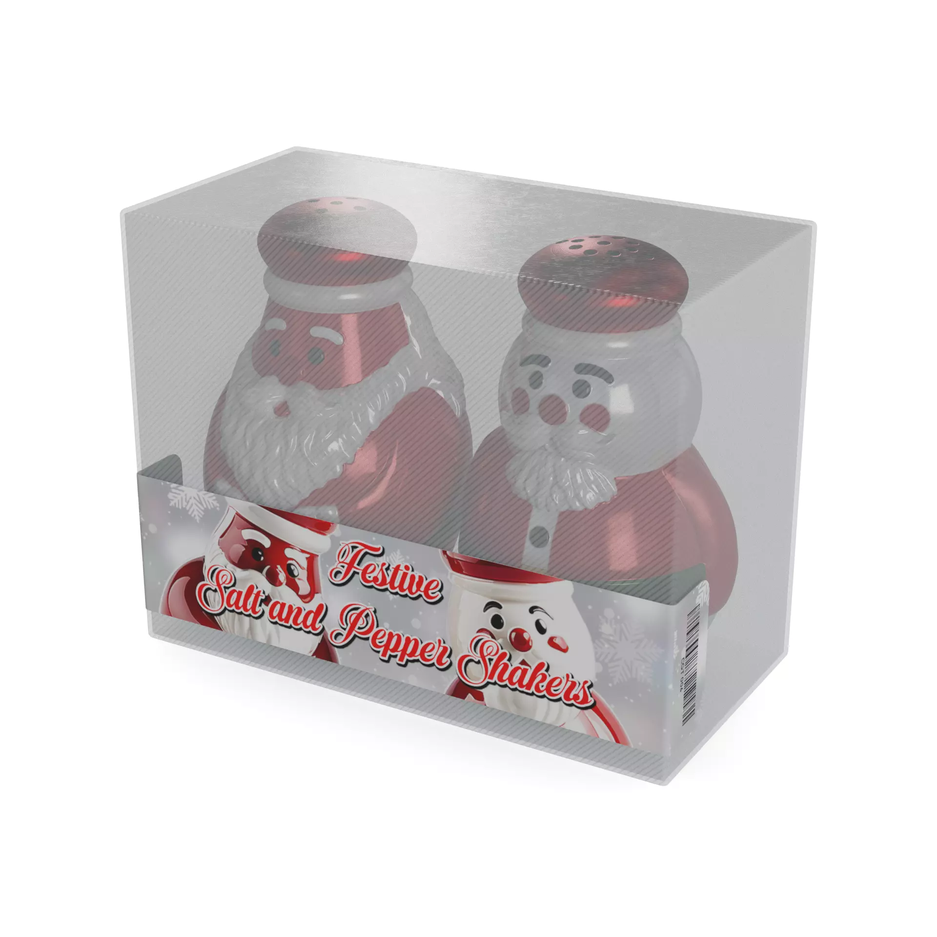 Festive accessories Festive Salt and Pepper Shakers 3D model_0