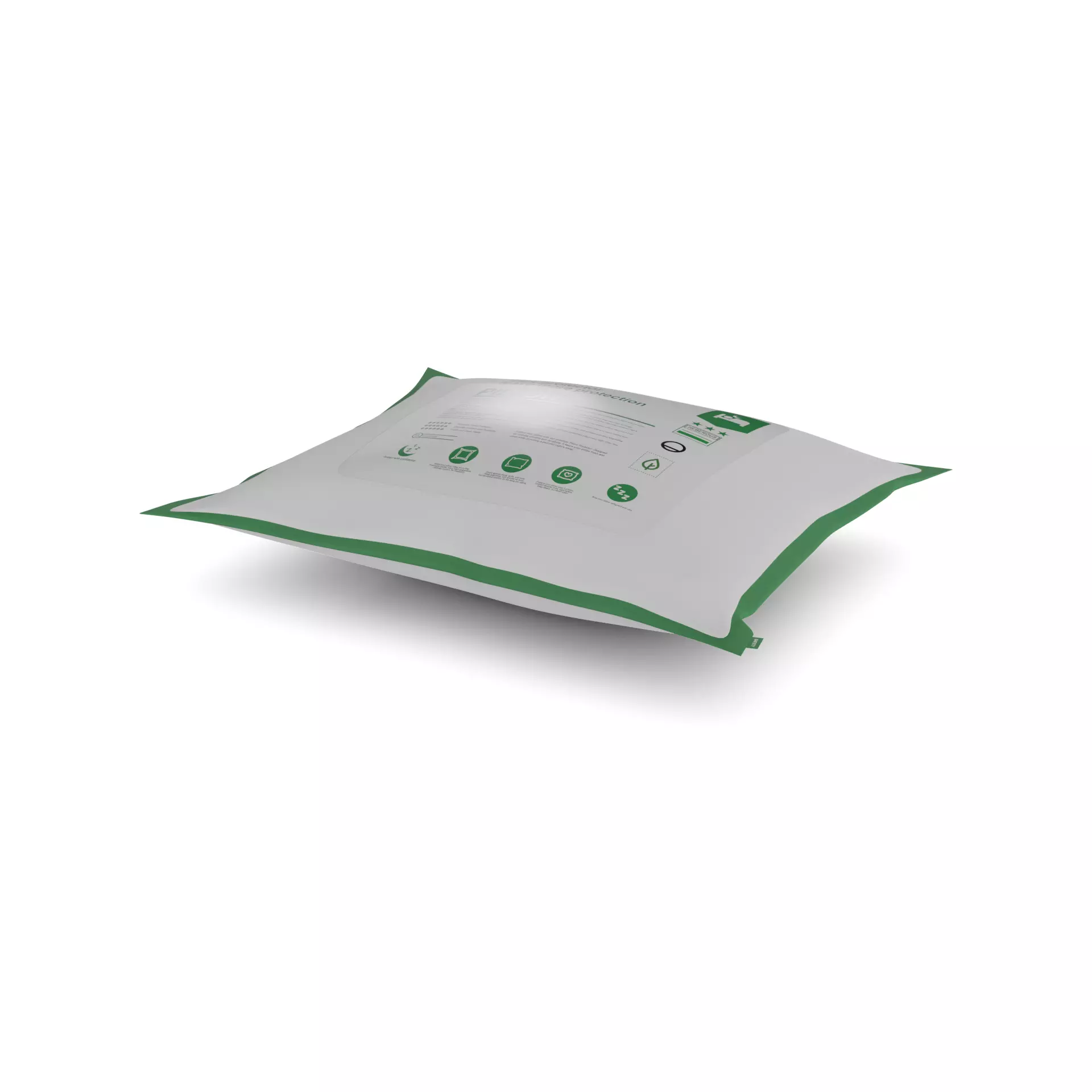 Bedding and bedding sets Pillow protector 3D model_0