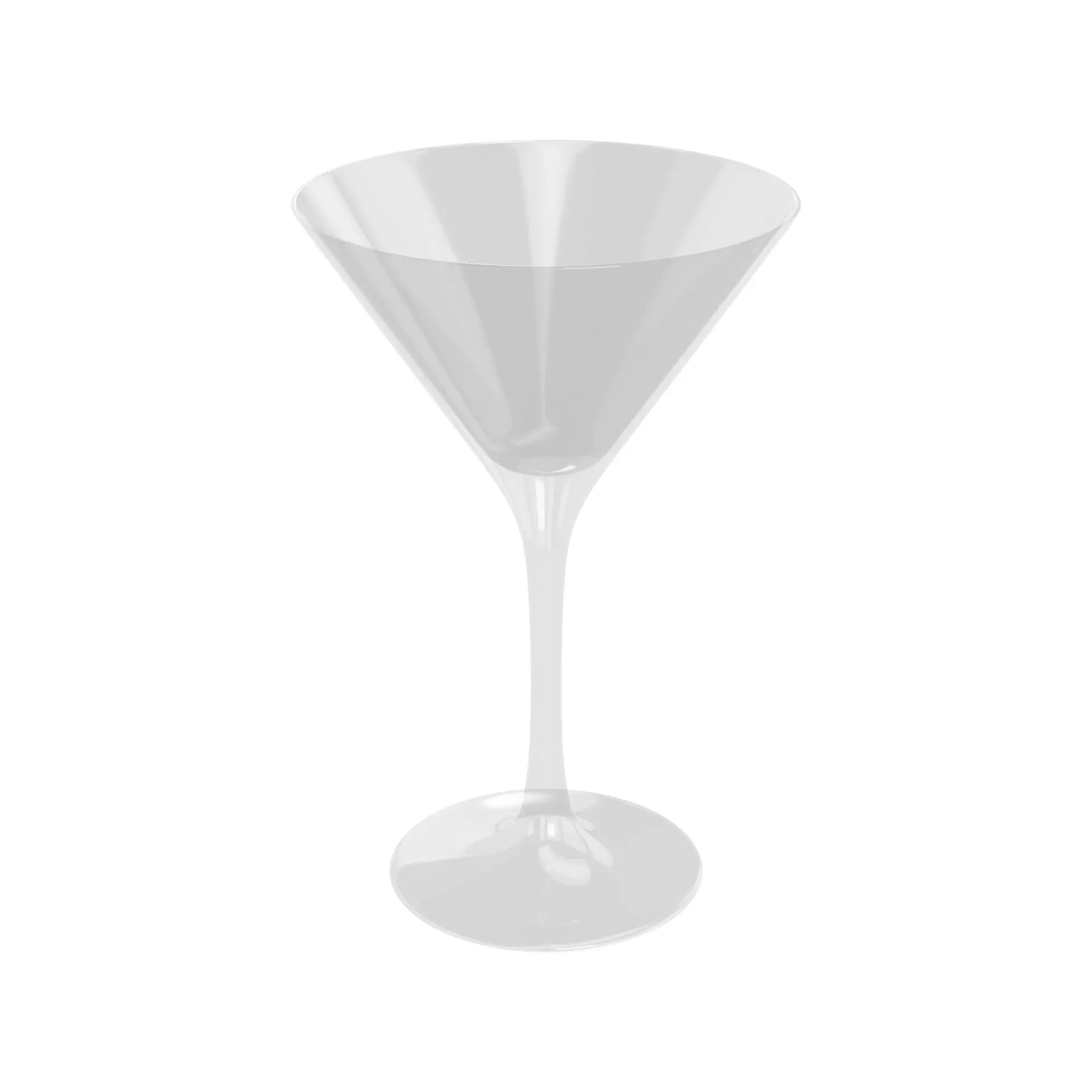 Glassware Martini Glass Low-poly 3D model