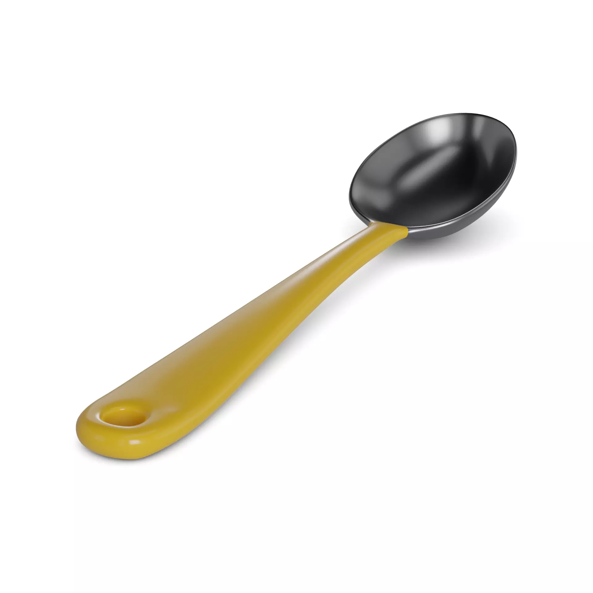 Cutlery Grapefruit Spoon Low-poly 3D model_0