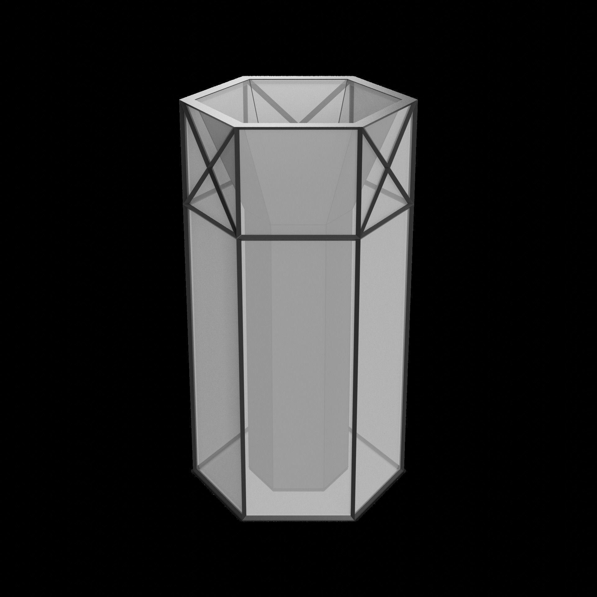 Candles and candleholders Candle Holder Set Low-poly 3D model_1