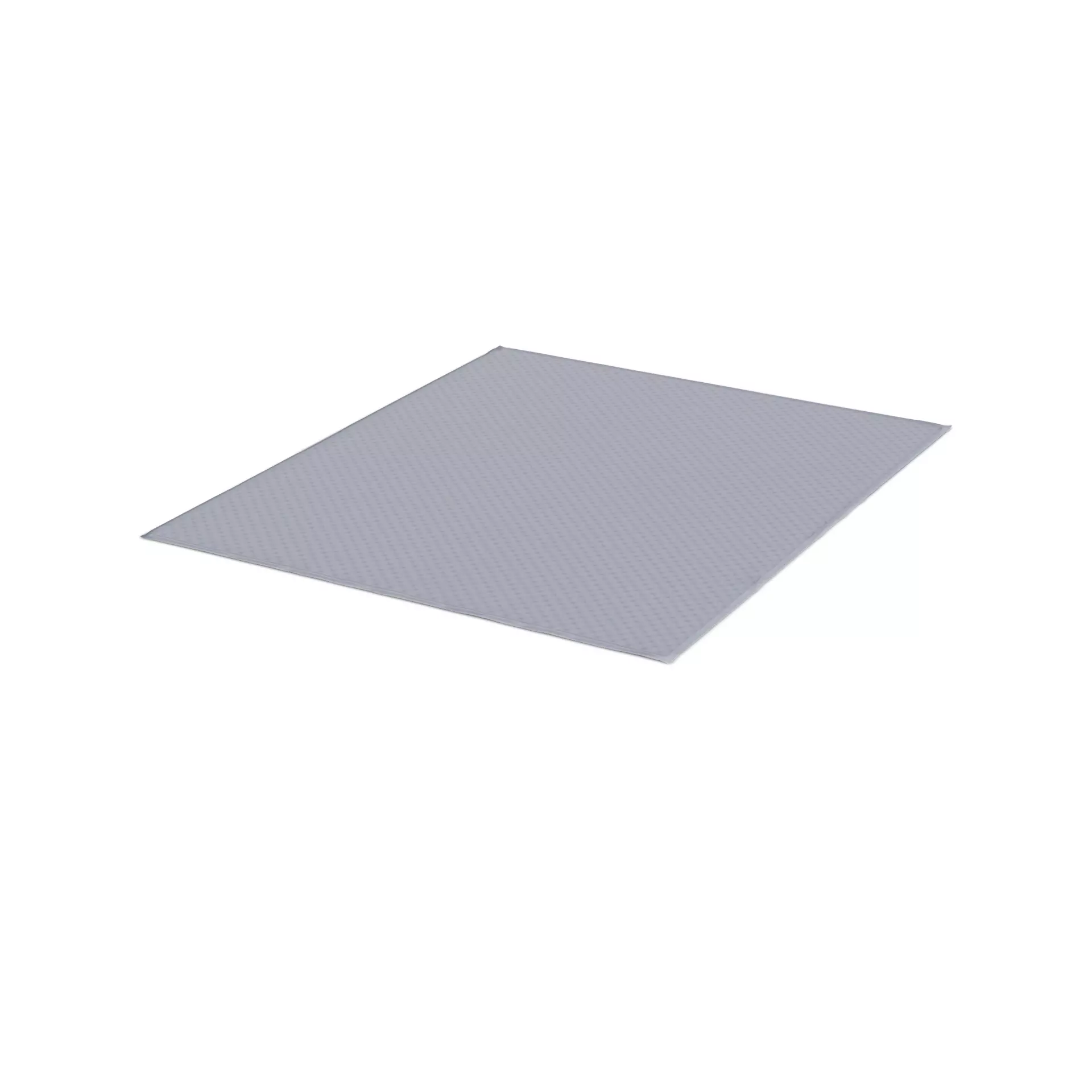 Blankets Quilted Throw Blanket Low-poly 3D model_0