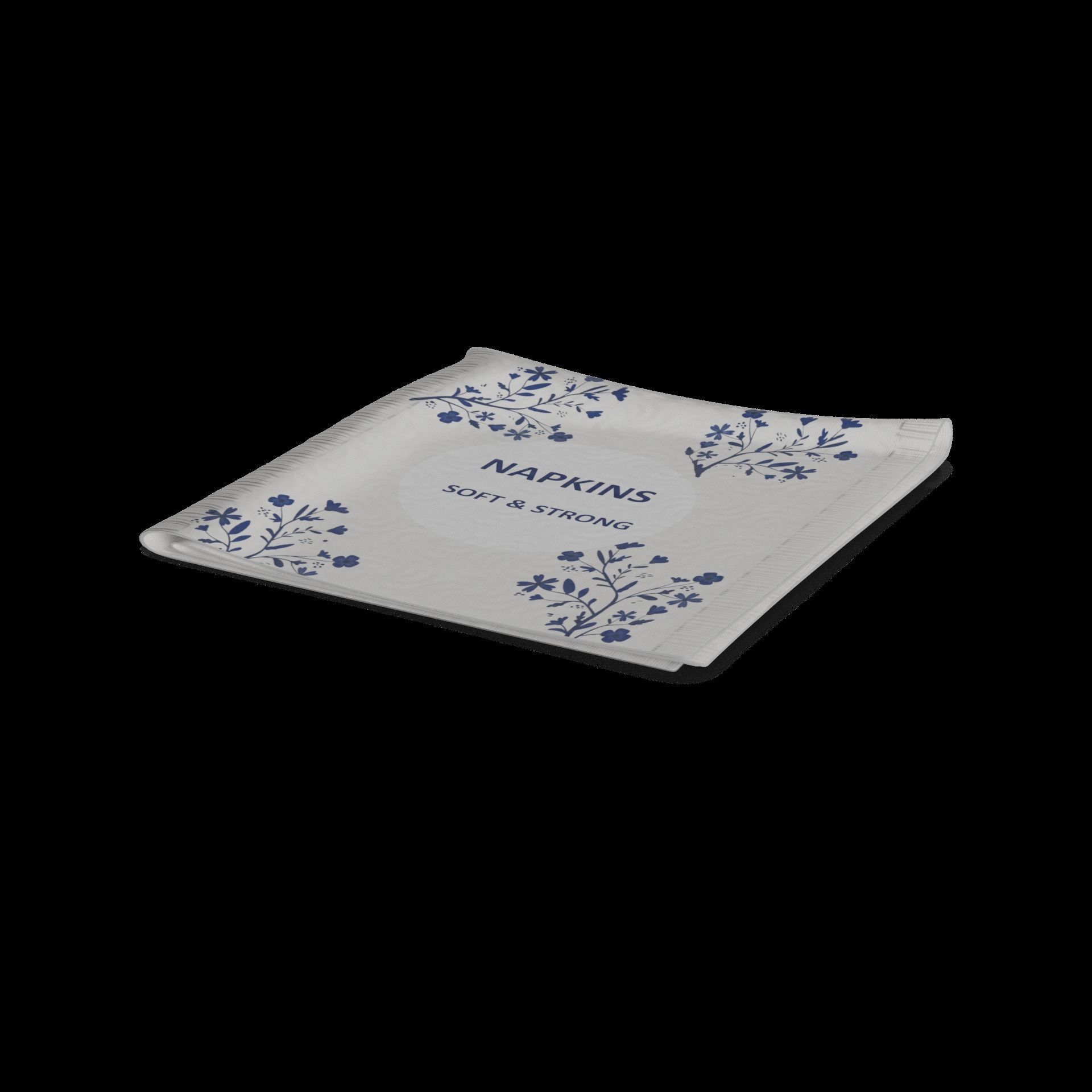 Paper napkins Paper Napkins 3D model_1