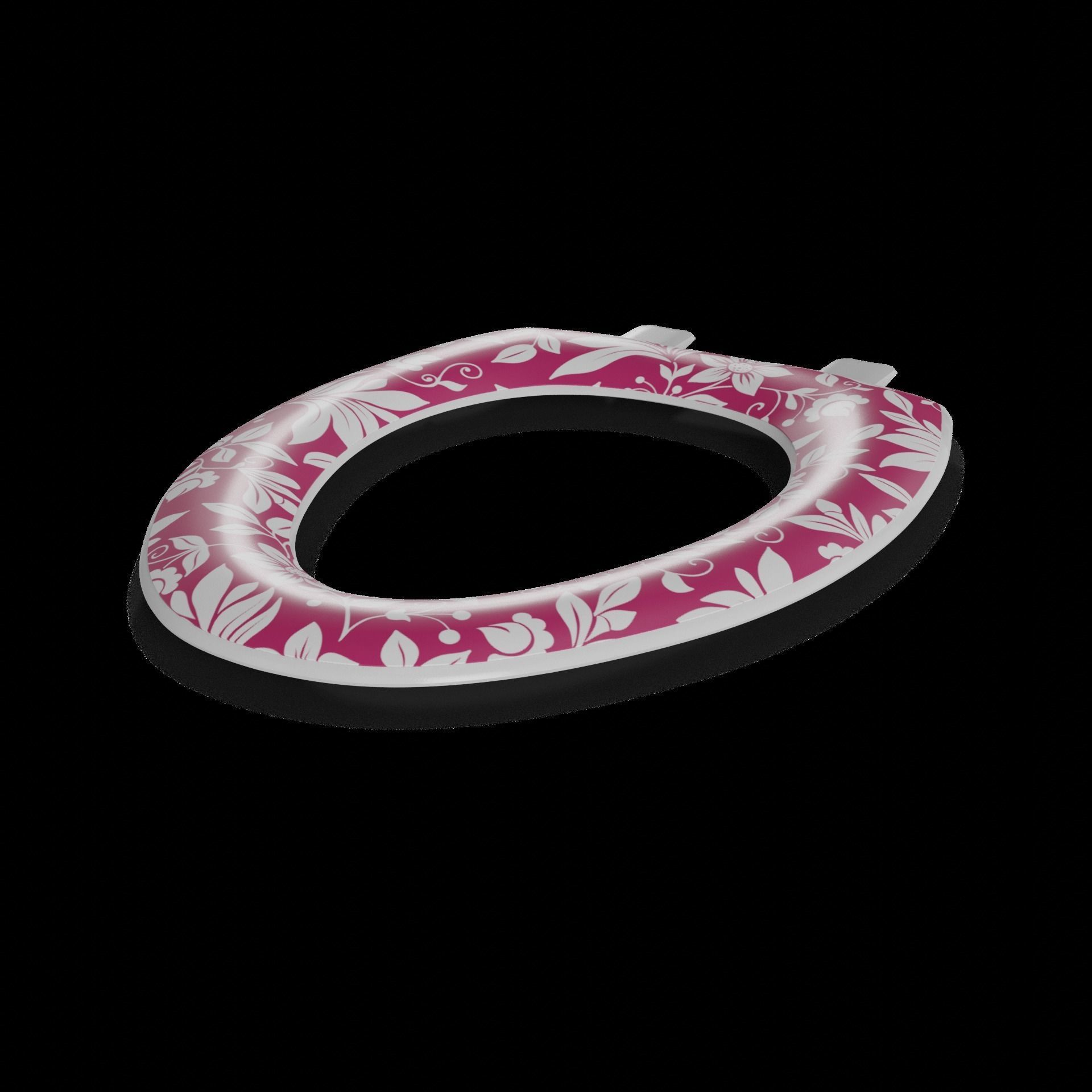 Bathroom accessories Toilet Seat Cover Low-poly 3D model_1