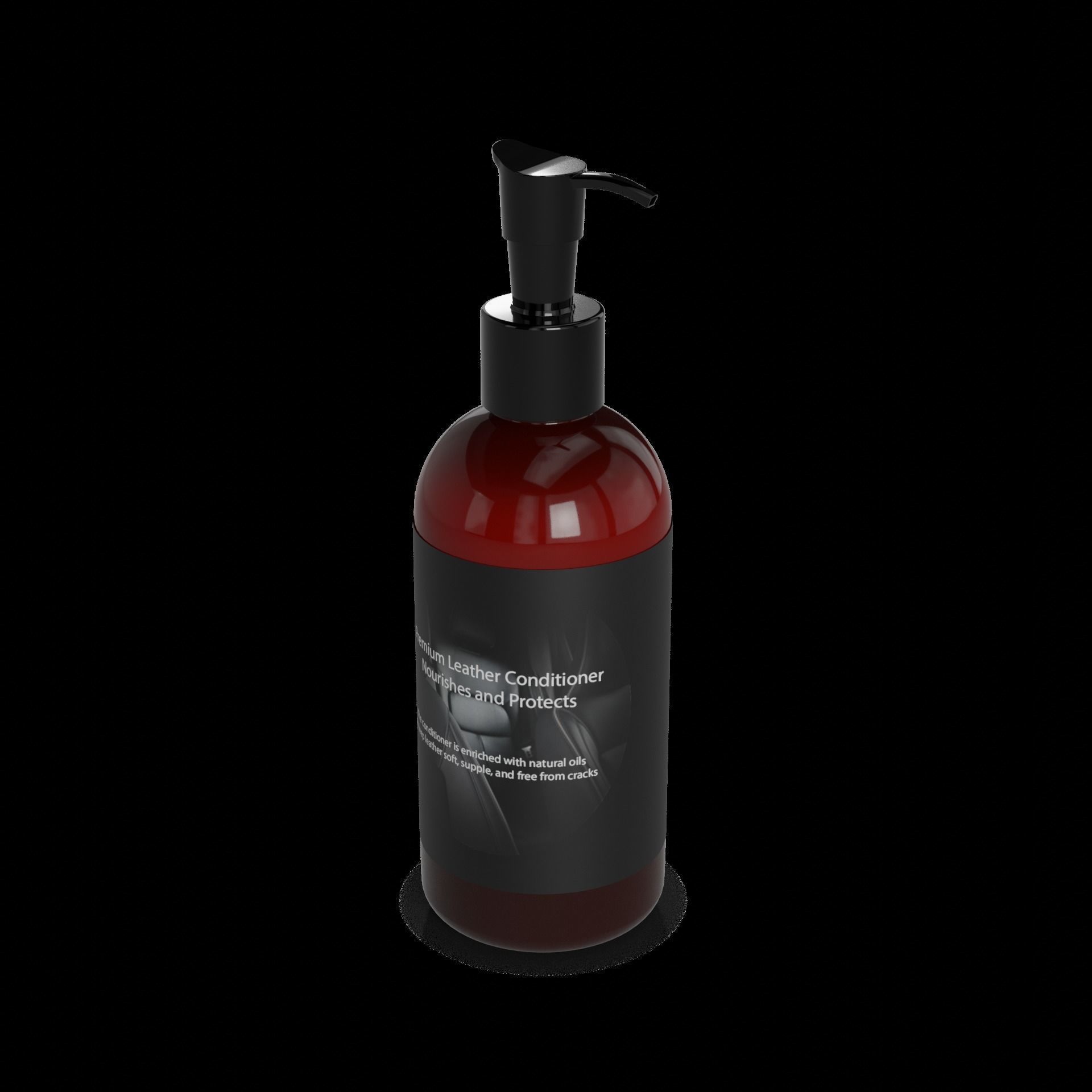 Other car care Leather Conditioner Low-poly 3D model_1