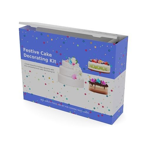 Festive accessories Festive Cake Decorating Kit 3D model