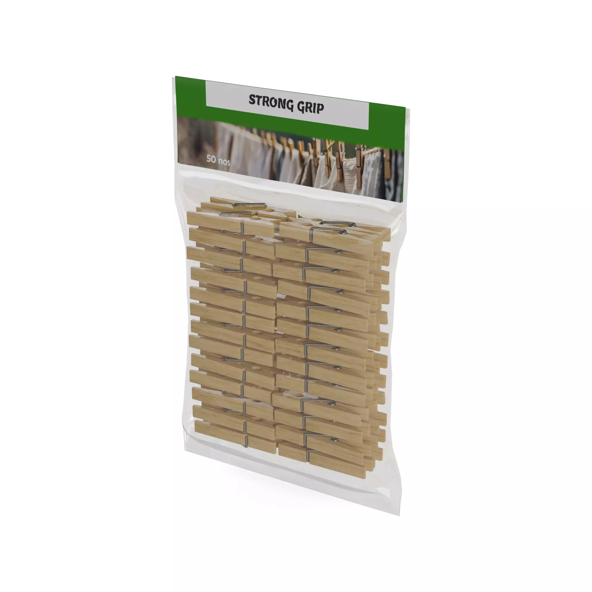 Clothing care Clothespins 3D model