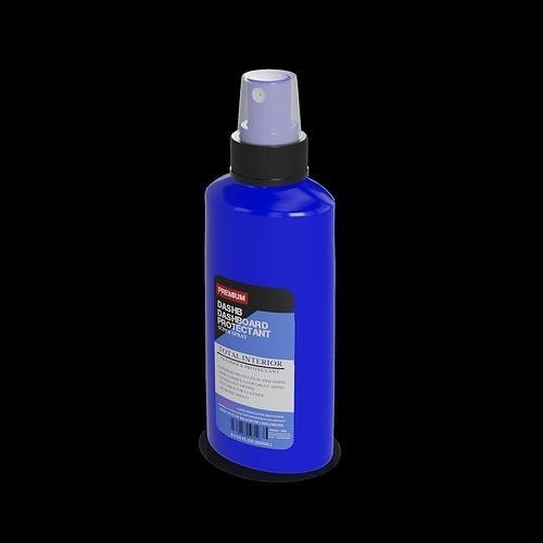Car care Dashboard Protectant Low-poly 3D model 2