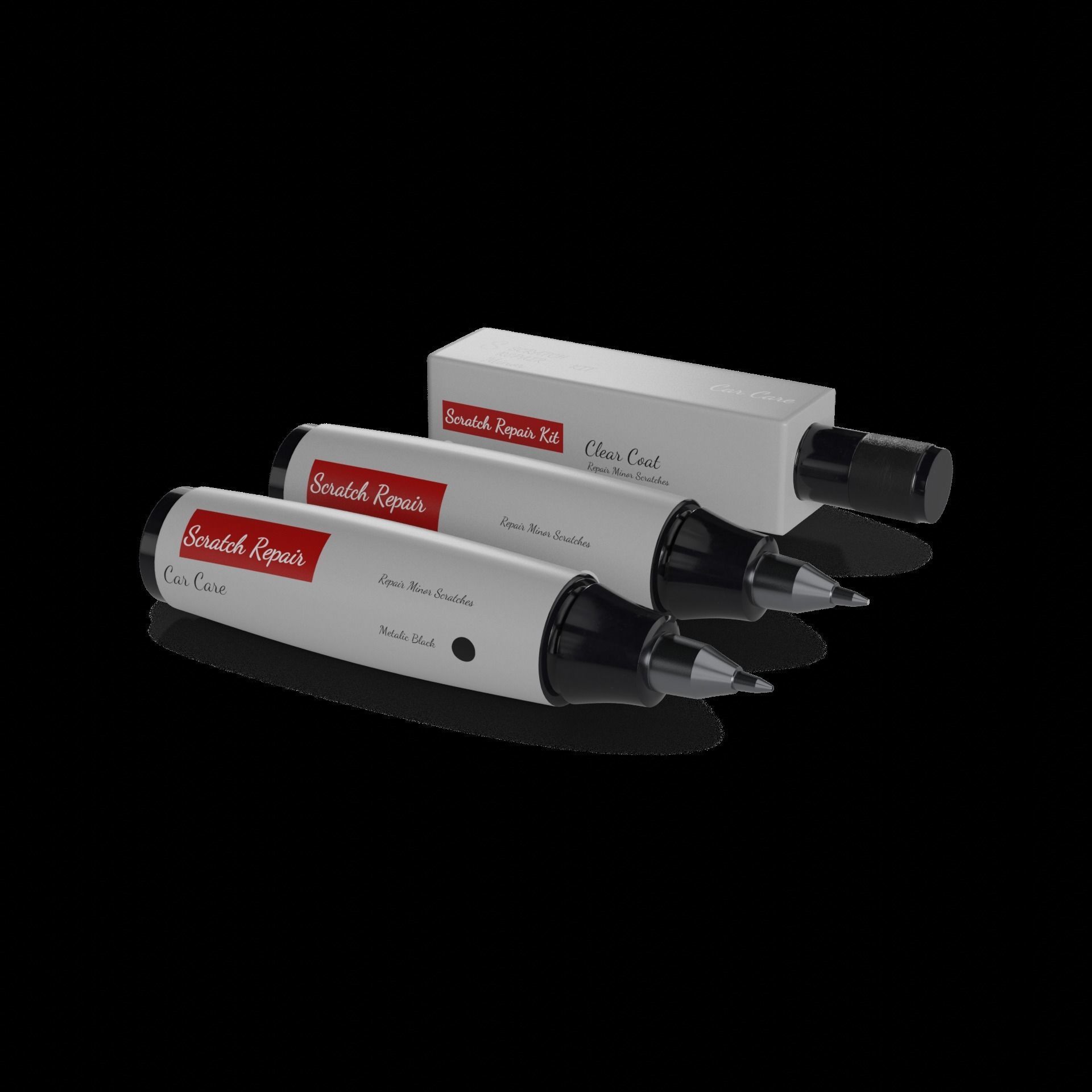 Other car care Scratch Repair Kit Low-poly 3D model_1