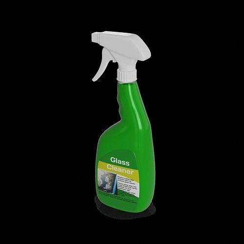 Other car care Glass Cleaner Low-poly 3D model 2