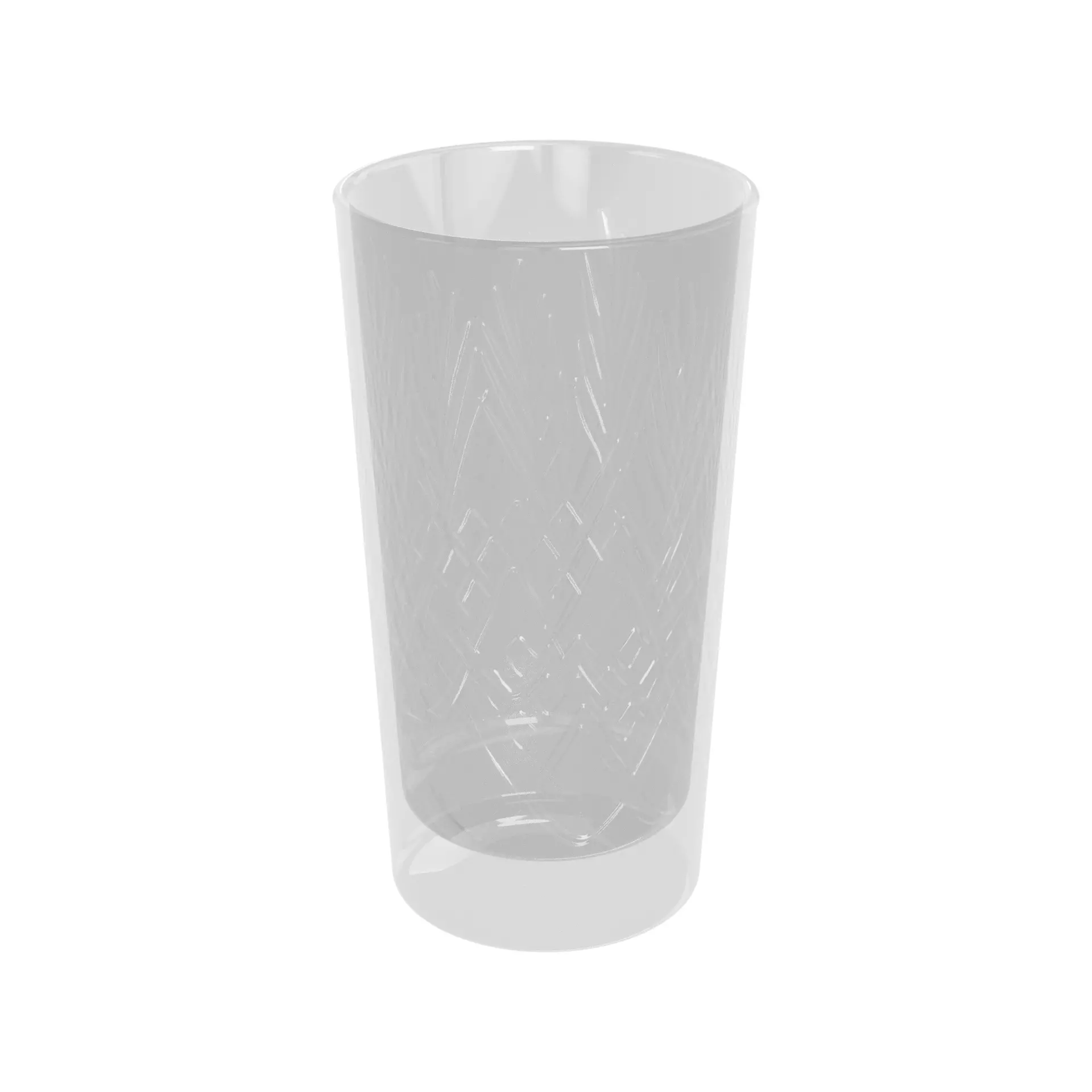 Glassware Highball Glasses Low-poly 3D model_0