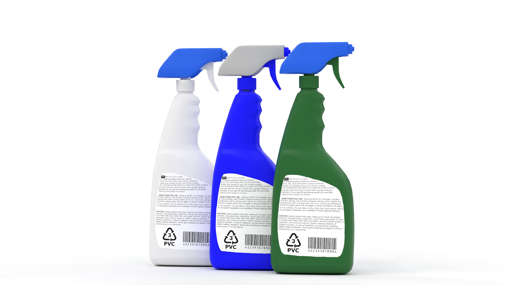 Spray Cleaner Bottle for Unreal and Game Ready Low-poly 3D model_3