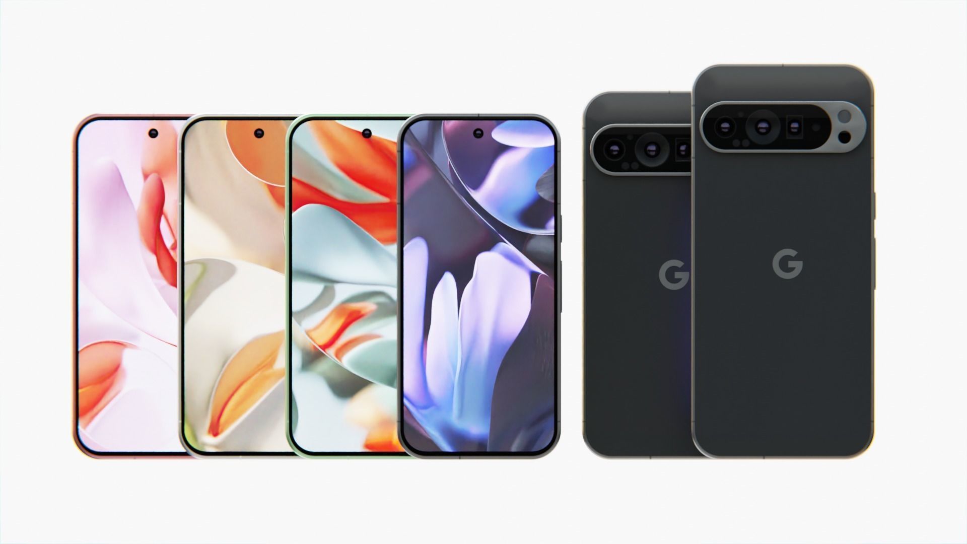 Google Pixel 9 Pixel 9 PRO Pixel 9 XL Pixels efects 3D model_1