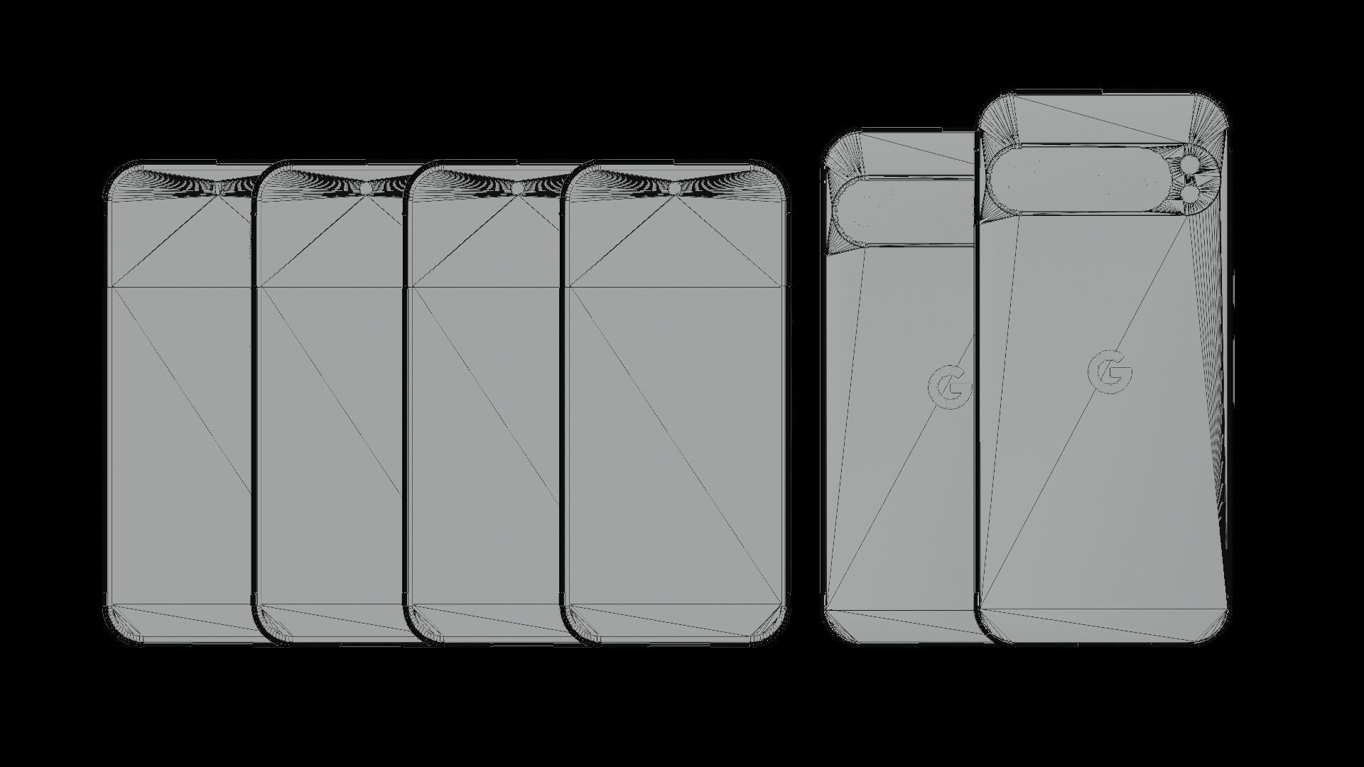 Google Pixel 9 Pixel 9 PRO Pixel 9 XL Pixels efects 3D model_12