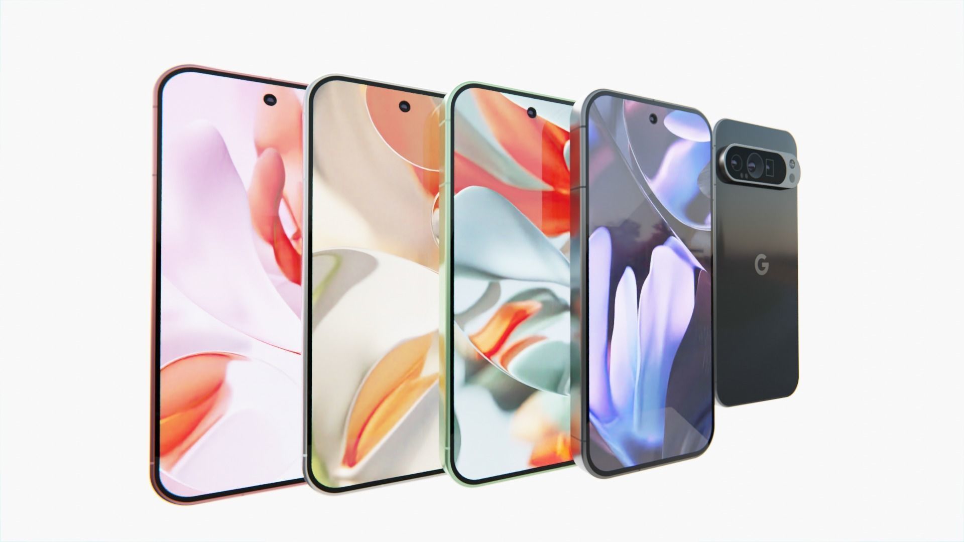 Google Pixel 9 Pixel 9 PRO Pixel 9 XL Pixels efects 3D model_8