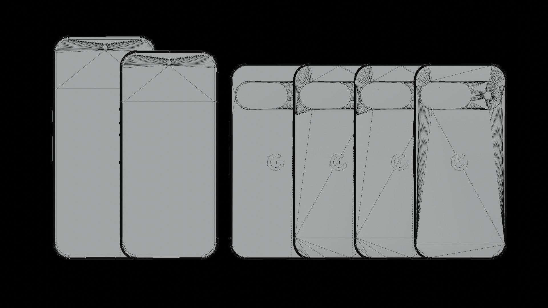 Google Pixel 9 Pixel 9 PRO Pixel 9 XL Pixels efects 3D model_11