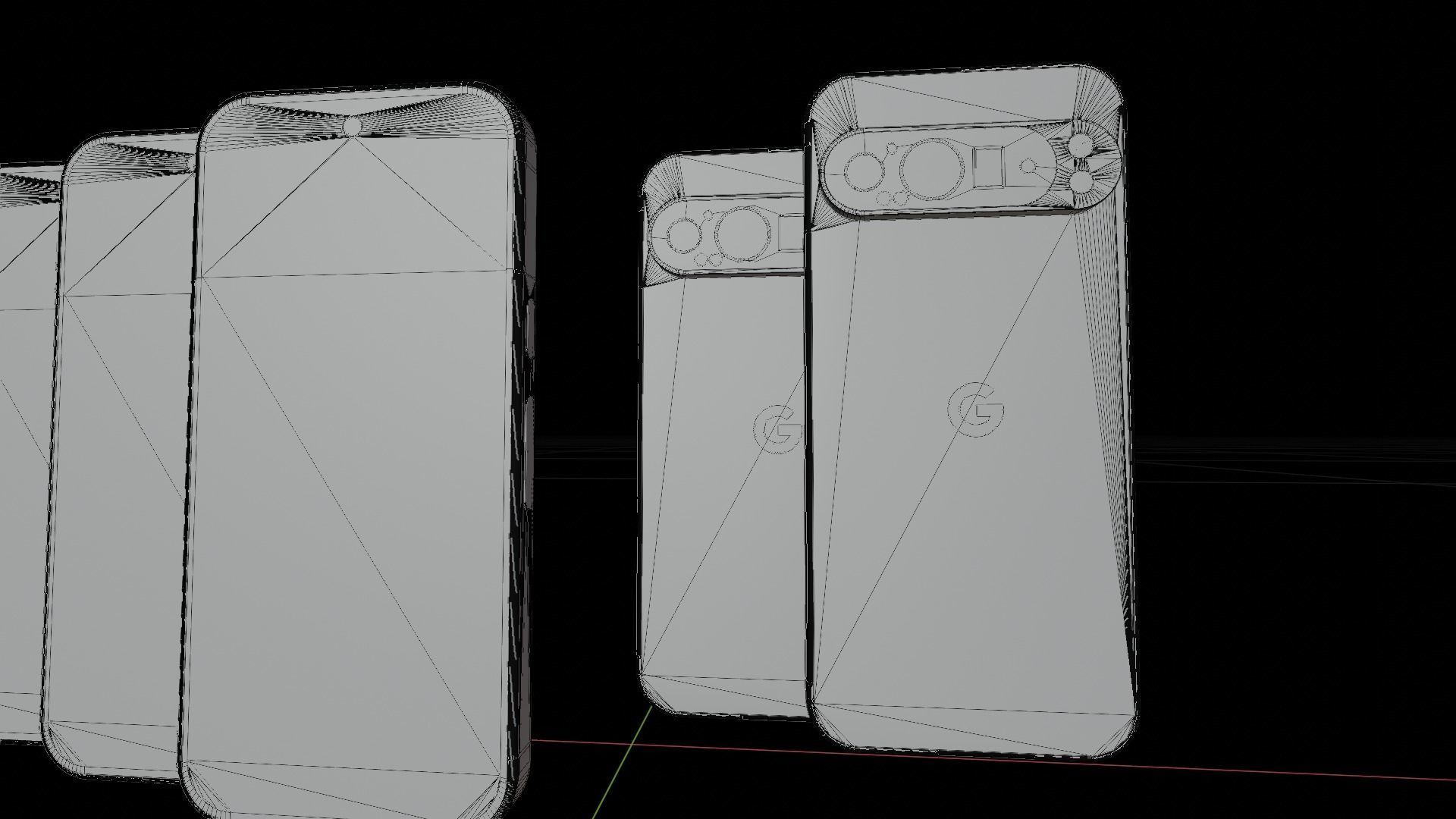 Google Pixel 9 Pixel 9 PRO Pixel 9 XL Pixels efects 3D model_20