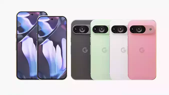 Google Pixel 9 Pixel 9 PRO Pixel 9 XL Pixels efects 3D model