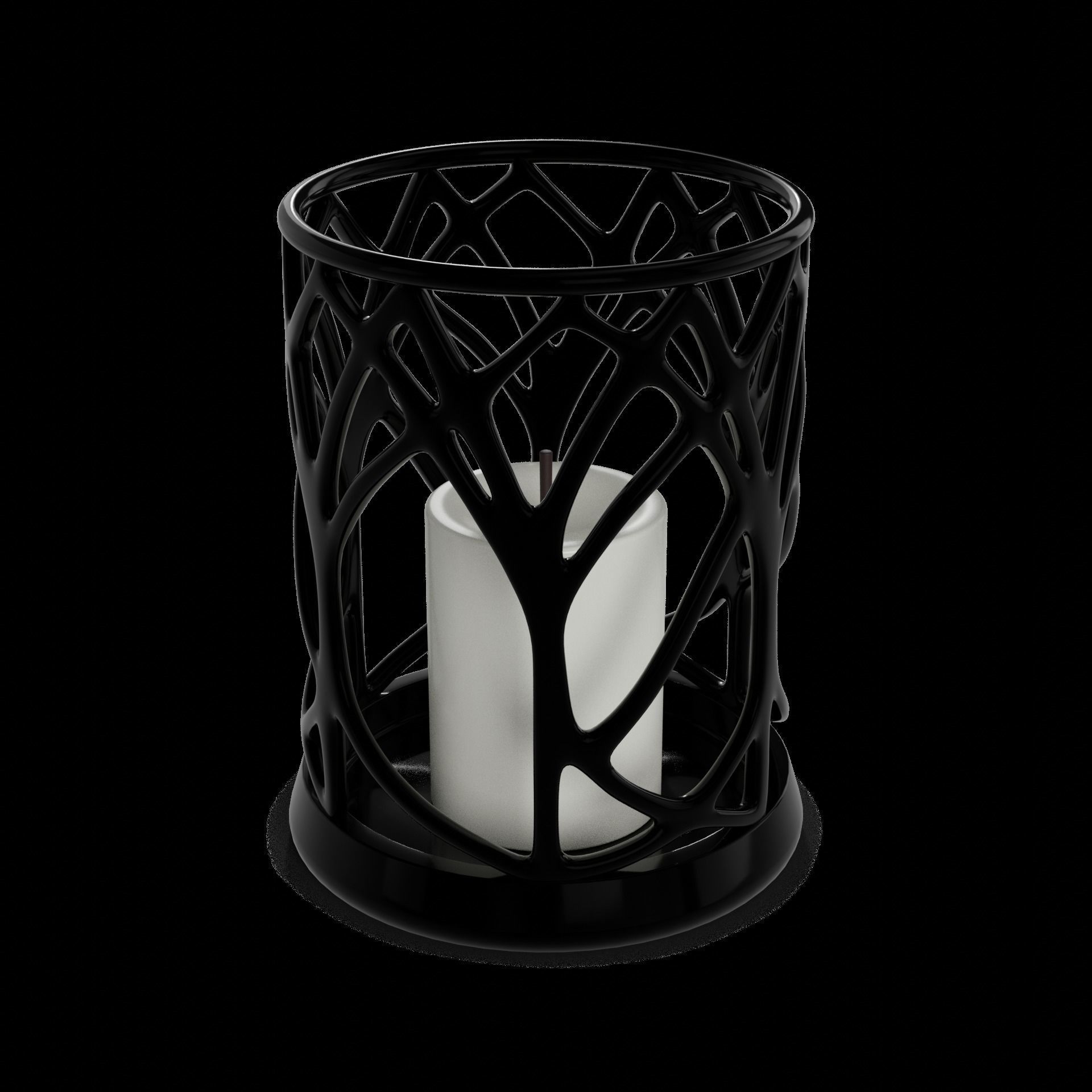 Candles and candleholders Decorative Candle Holder 3D model_1