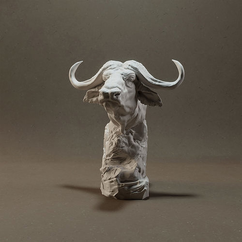 Animal Bust x7 3D print model