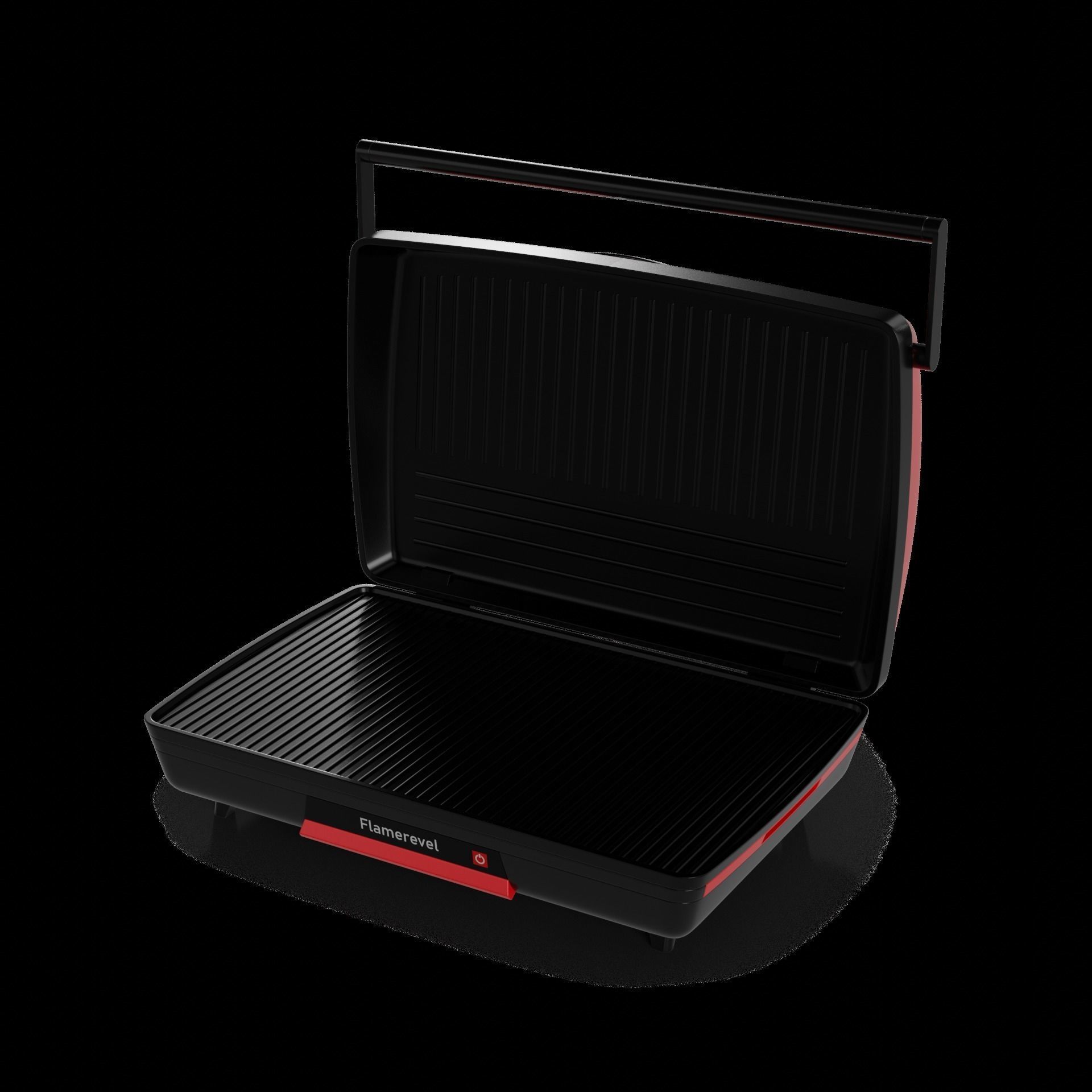 Kitchen appliances Electric Grill 3D model_1