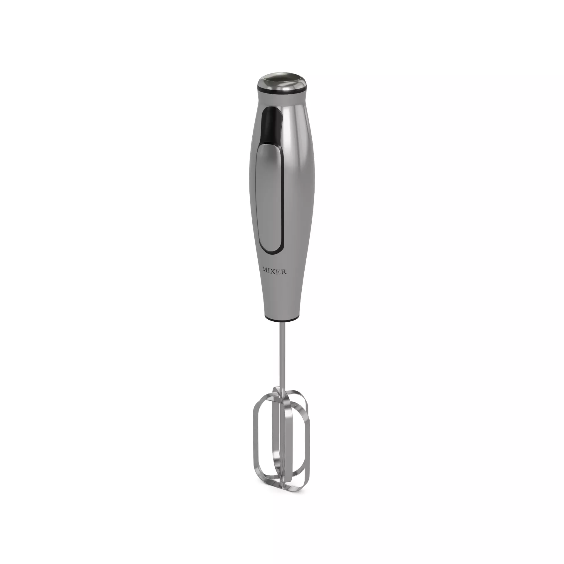 Kitchen appliances Hand Mixer Low-poly 3D model_0