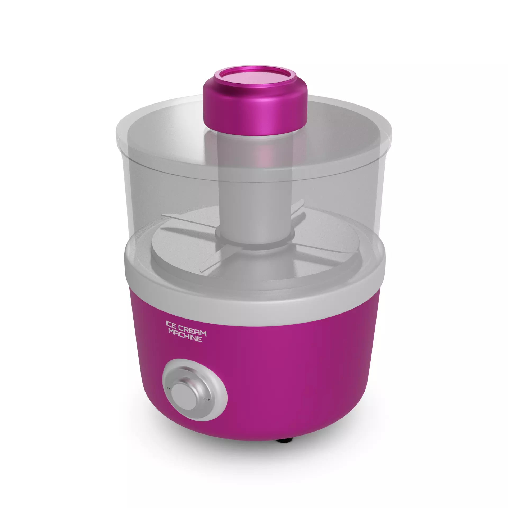 Kitchen appliances Electric Ice Cream Maker 3D model_0