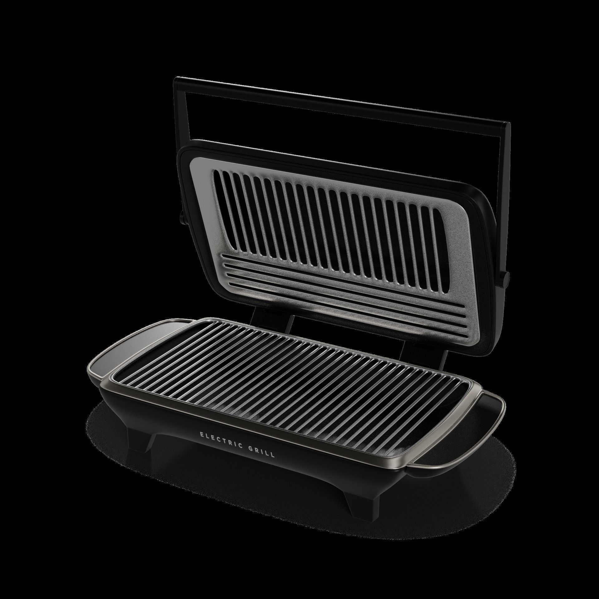 Kitchen appliances Electric Grill 3D model_1