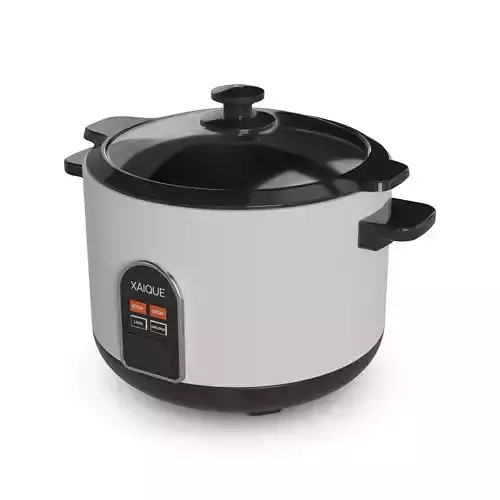 Kitchen appliances Rice Cooker Low-poly 3D model