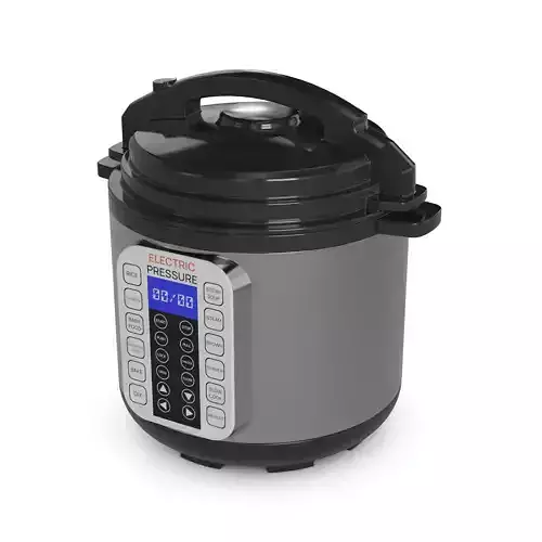 Kitchen appliances Electric Pressure Cooker Low-poly 3D model