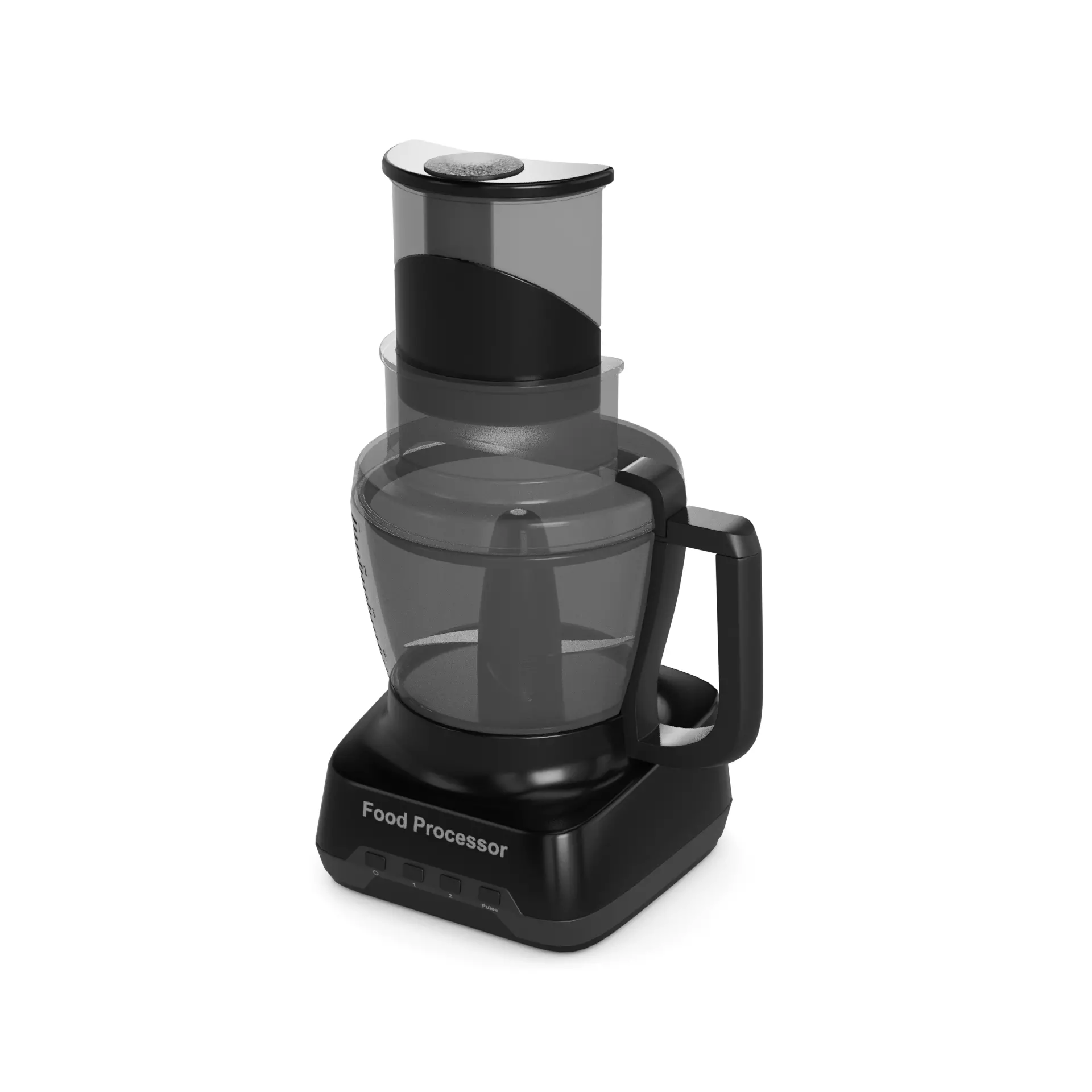 Kitchen appliances Food Processor Low-poly 3D model_0