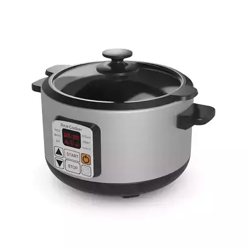 Kitchen appliances Rice Cooker Low-poly 3D model